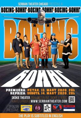 Predstava: Boing Boing, March 2020